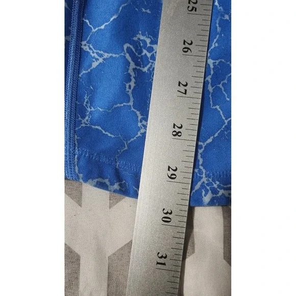 Nike Women's Small Dri-Fit Blue Lightning Crop Leggings, Pre-owned - Picture 7 of 11